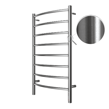 Классик П8 500х850 Электро (quick touch) Полотенцесушитель TERMINUS Сатин Анжеро-Судженск - фото 3 Классик П8 500х850 Электро (quick touch) Полотенцесушитель TERMINUS Сатин Анжеро-Судженск - фото 3