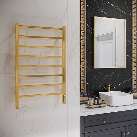 Ватикан П8 500х850 Электро Полотенцесушитель TERMINUS Брашированное золото Анжеро-Судженск - фото 3 Ватикан П8 500х850 Электро Полотенцесушитель TERMINUS Брашированное золото Анжеро-Судженск - фото 3